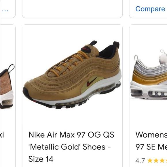 Nike Air Max 97 OG METALLIC GOLD⭐️ - Picture 13 of 15